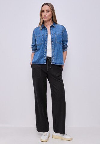 STREET ONE Regular Hose in Schwarz