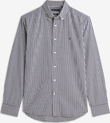 TOMMY HILFIGER Regular fit Overhemd in Zwart: voorkant