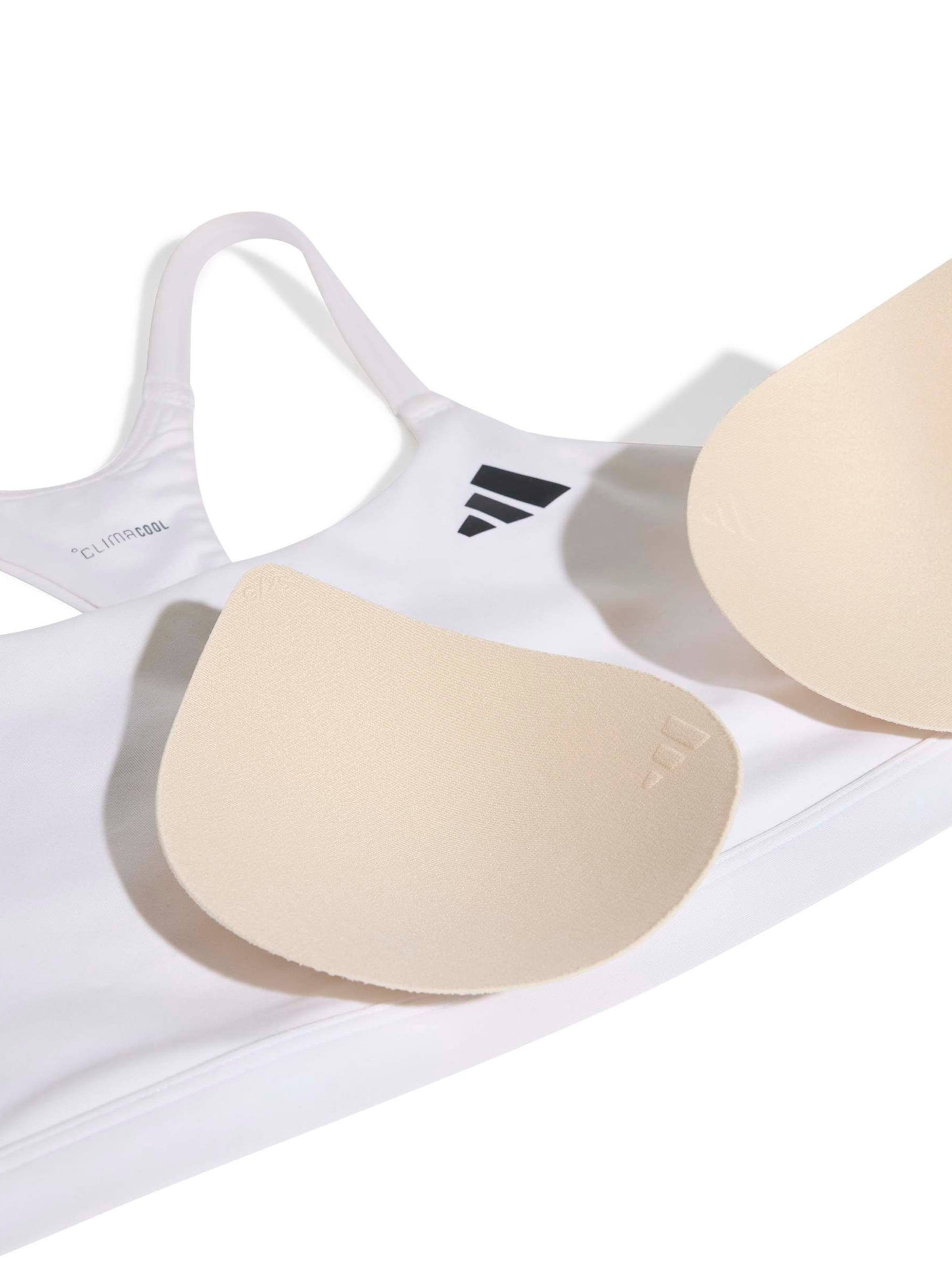 Bustier Soutien-gorge de sport 'ESS' ADIDAS PERFORMANCE en blanc