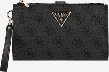 GUESSNovčanik 'LAUREL II SLG DBL ZIP ORGNZR' - siva boja: prednji dio