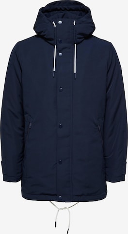 SELECTED HOMME Winter Jacket 'RODNEY' in Blue: front