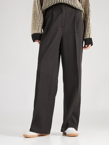 Regular Pantalon à pince Dorothy Perkins en noir : devant