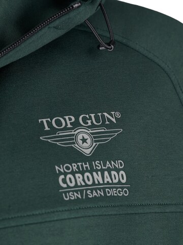 TOP GUN Sweatjacke in Grün