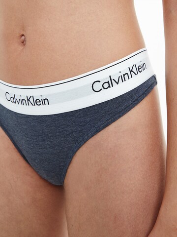 Calvin Klein Underwear Thong in Blue