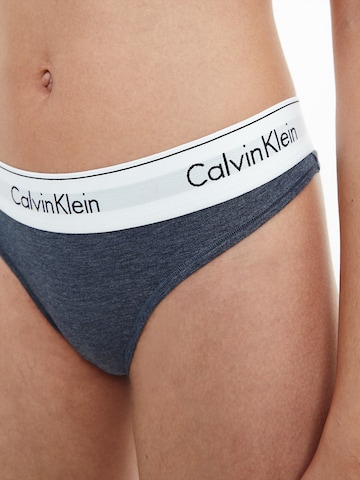 Calvin Klein Underwear Thong in Blue