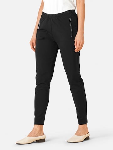 Regular Pantalon 'Perry' Masai en noir : devant