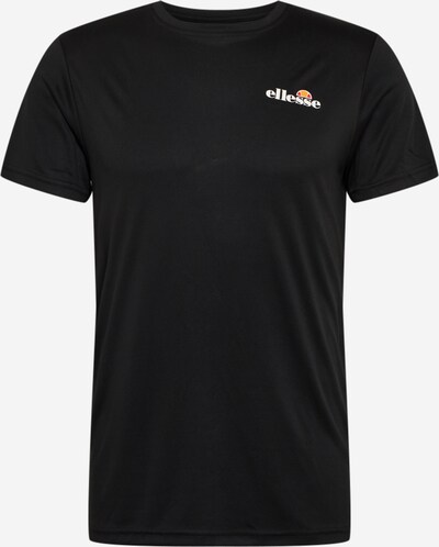 ELLESSE Функционална тениска 'Malbe' в черно / бяло, Преглед на продукта