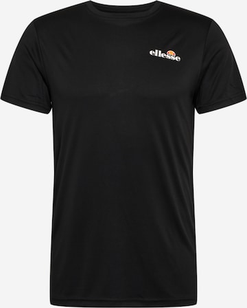 ELLESSE Regular fit Functioneel shirt 'Malbe' in Zwart: voorkant