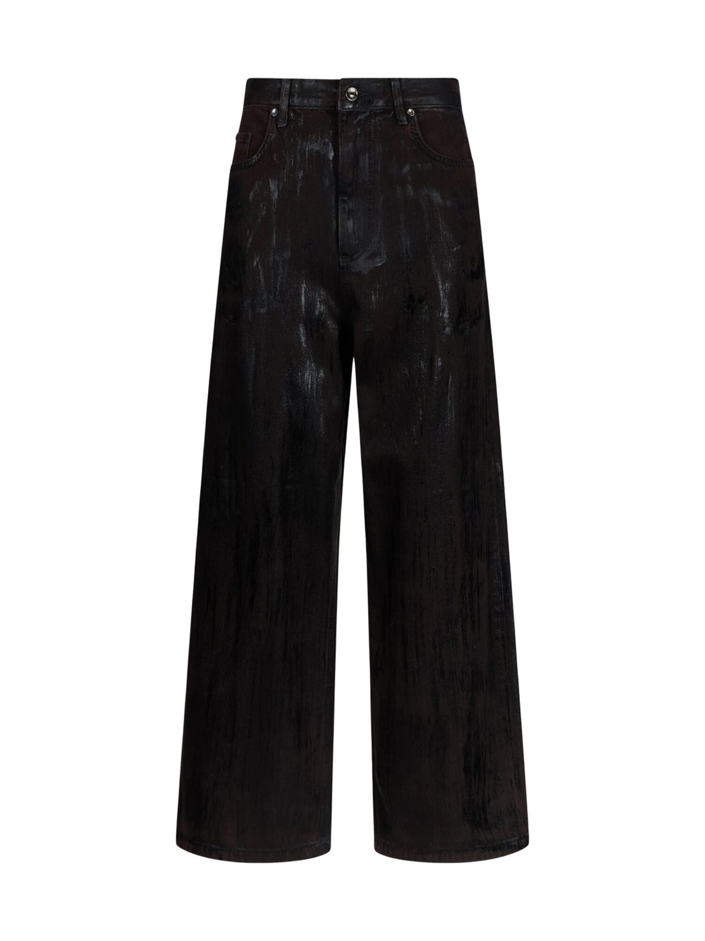 Liu Jo - Acampanado Vaquero en negro: frente