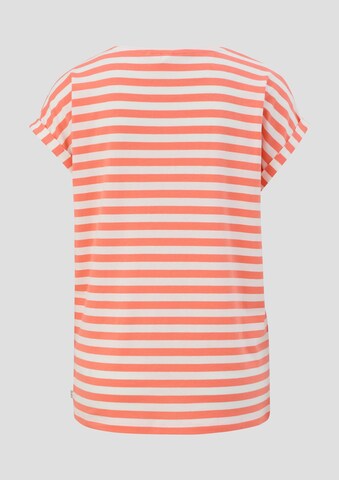 QS T-Shirt in Orange: zadná strana