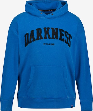 STHUGE Sweatshirt in Blauw: voorkant