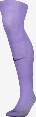 NIKE Soccer Socks in Purple: front