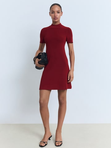 MANGO Knit dress 'SESETA' in Red