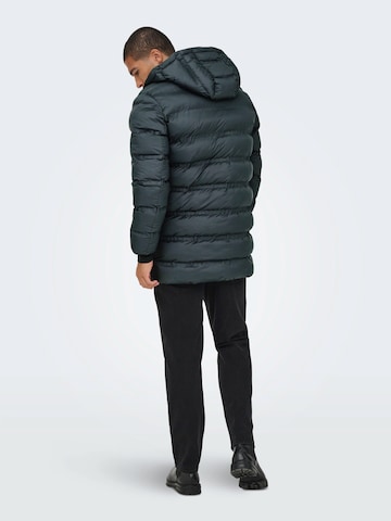 Only & Sons Winter jacket 'ONSUNION' in Black