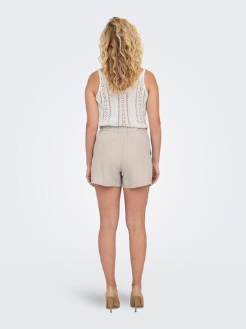 ONLY Regular Broek 'CARO' in Beige