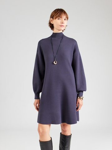 MSCH COPENHAGEN Gebreide jurk 'Mercy East' in Blauw: voorkant