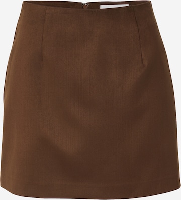 Jupe everly® en marron : devant