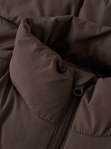 NAME IT Winter Jacket 'Steppjacke Winterjacke Nmfforty' in Brown