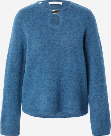 SELECTED Пуловер 'SLFLULU' в синьо: отпред