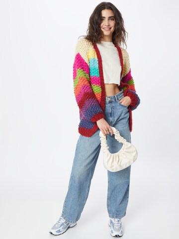 FRNCH PARIS Knit cardigan 'Lobelia' in Mixed colours