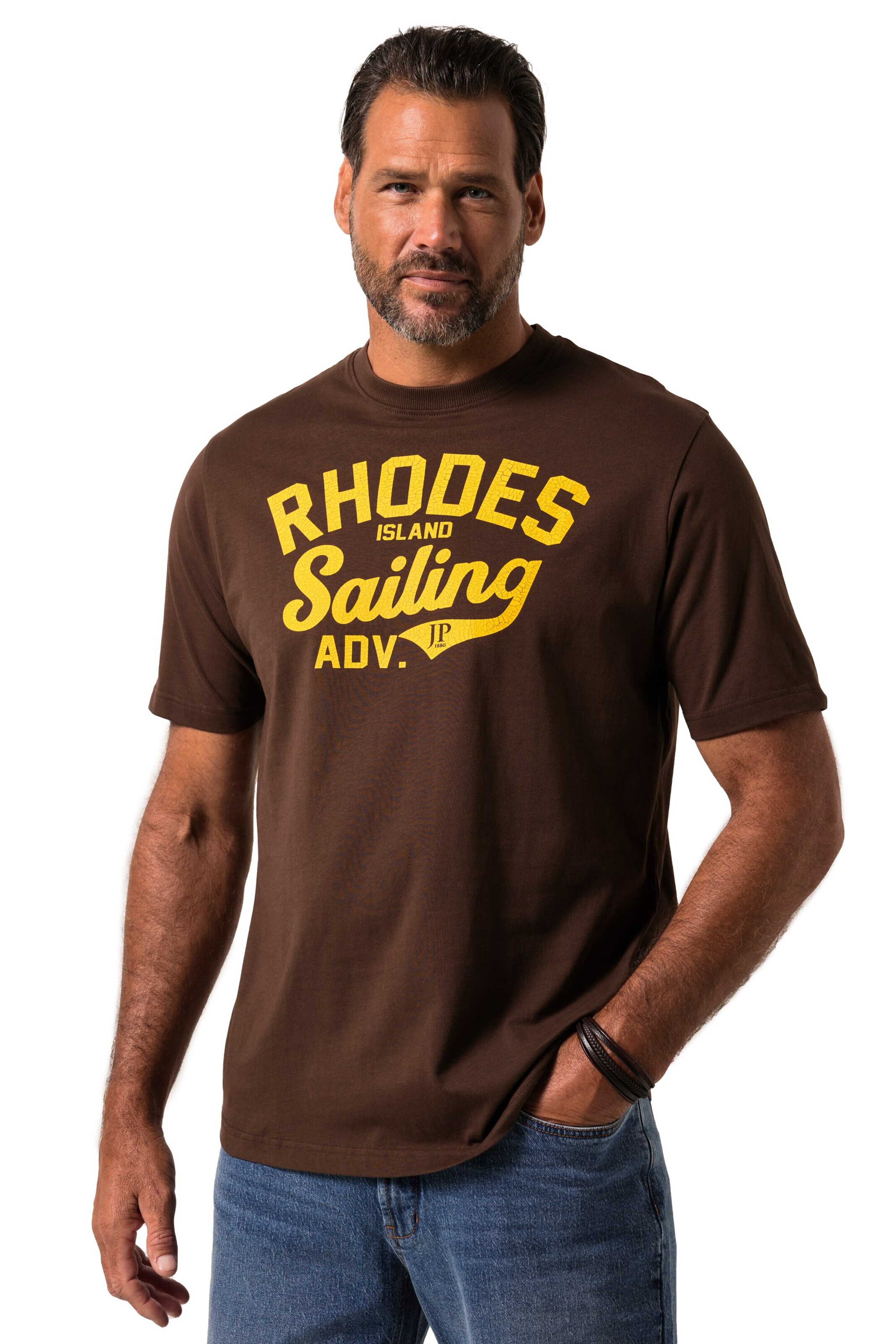 JP1880 Shirt in Brown: front