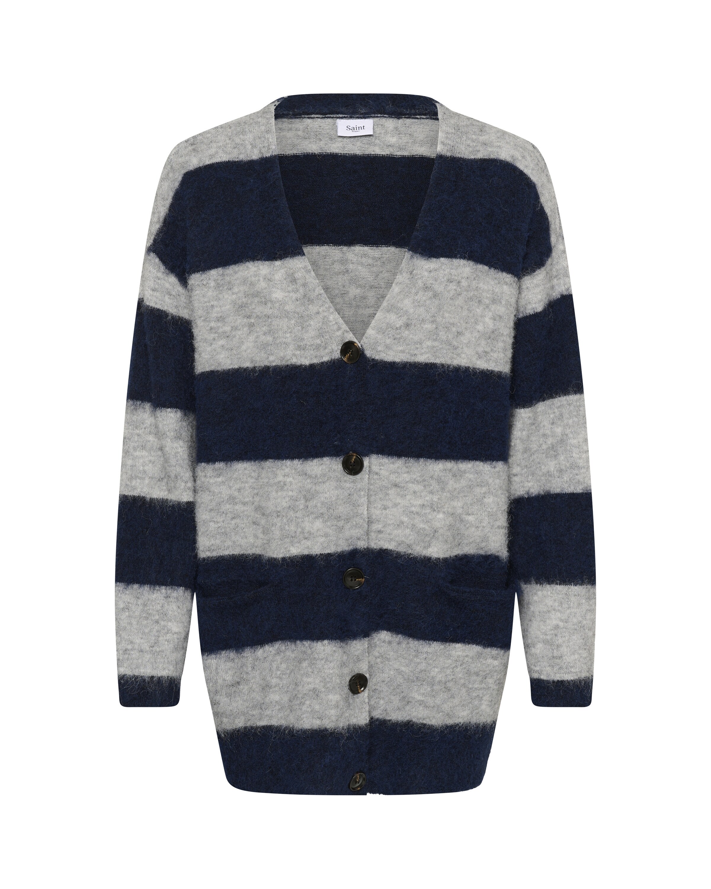 SAINT TROPEZ - Cárdigan 'Tayzie' en azul: frente