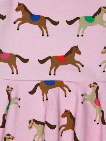 Toby Tiger Dress 'Pferde' in Pink