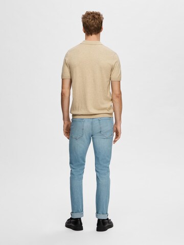 SELECTED HOMME Tröja 'BERG' i beige