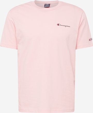 Champion Authentic Athletic Apparel T-Shirt in Pink: predná strana