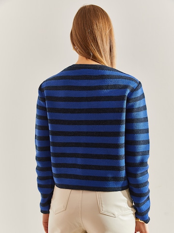 Bianco Lucci Gebreid vest in Blauw