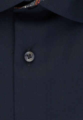 SEIDENSTICKER - Ajuste estrecho Camisa en azul