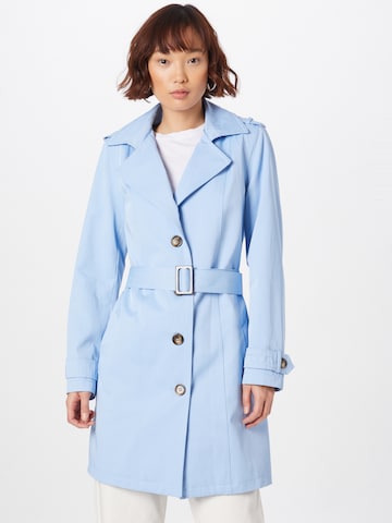 Manteau mi-saison MORE & MORE en bleu : devant