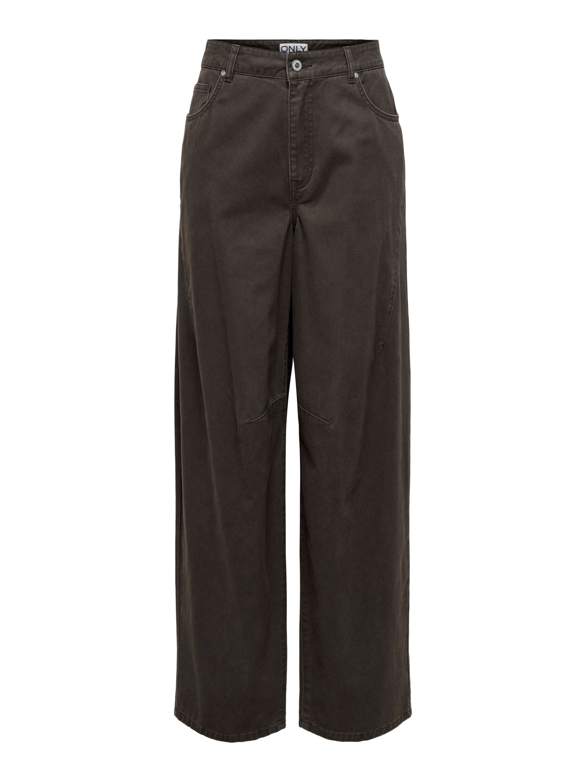 Baggy Pantaloni 'ONLLoisa' di ONLY in marrone: frontale