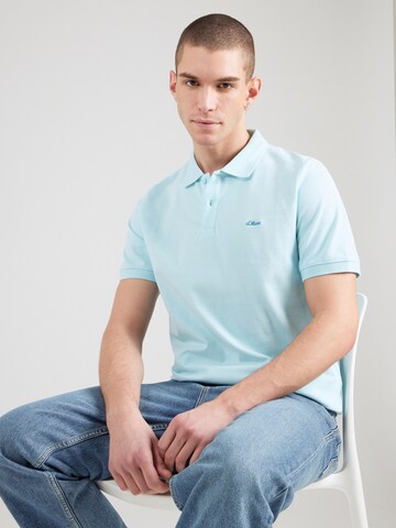 s.Oliver Poloshirt in Blau: Vorderseite