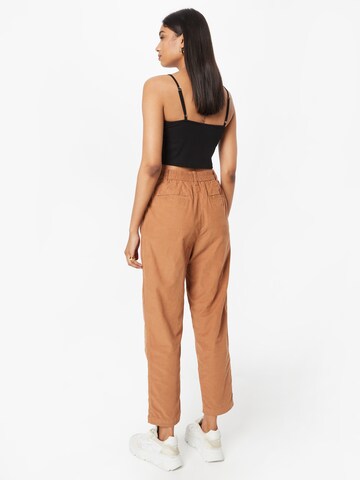 GAP Loose fit Pleat-Front Pants in Brown