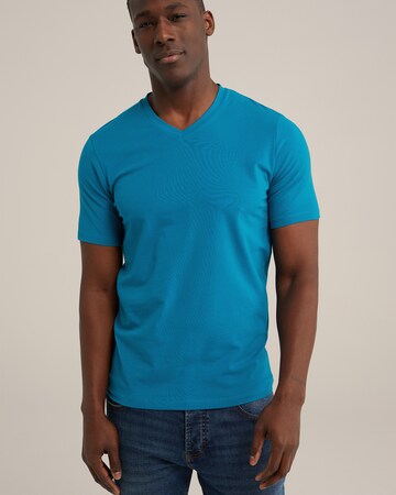 WE Fashion Shirt in Blauw: voorkant