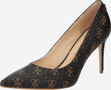 GUESS Pumps 'RICA9' in Bruin: voorkant