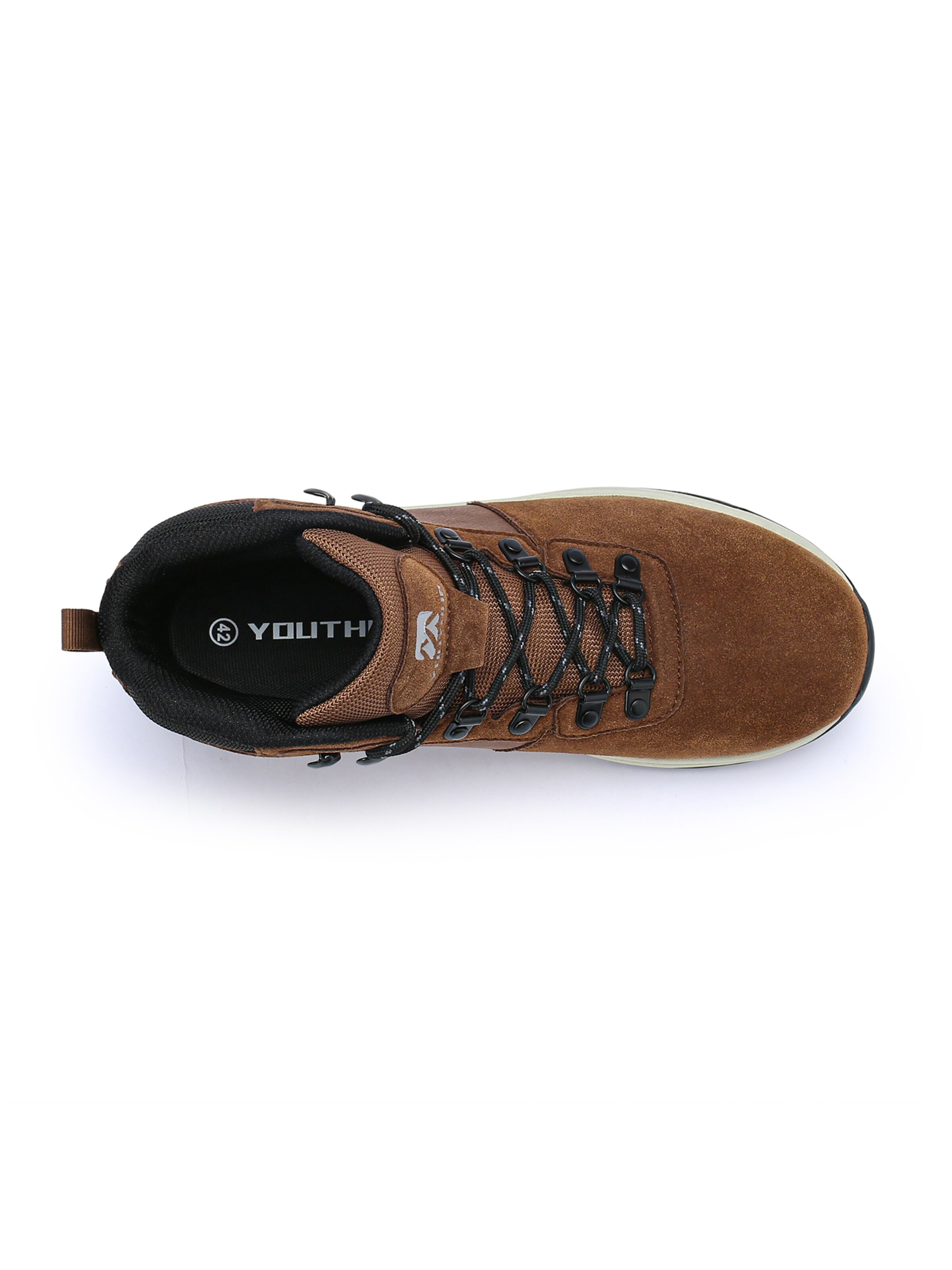 YOUTHUP Sneaker high 'SCHUTZENGEL'‌ in Braun