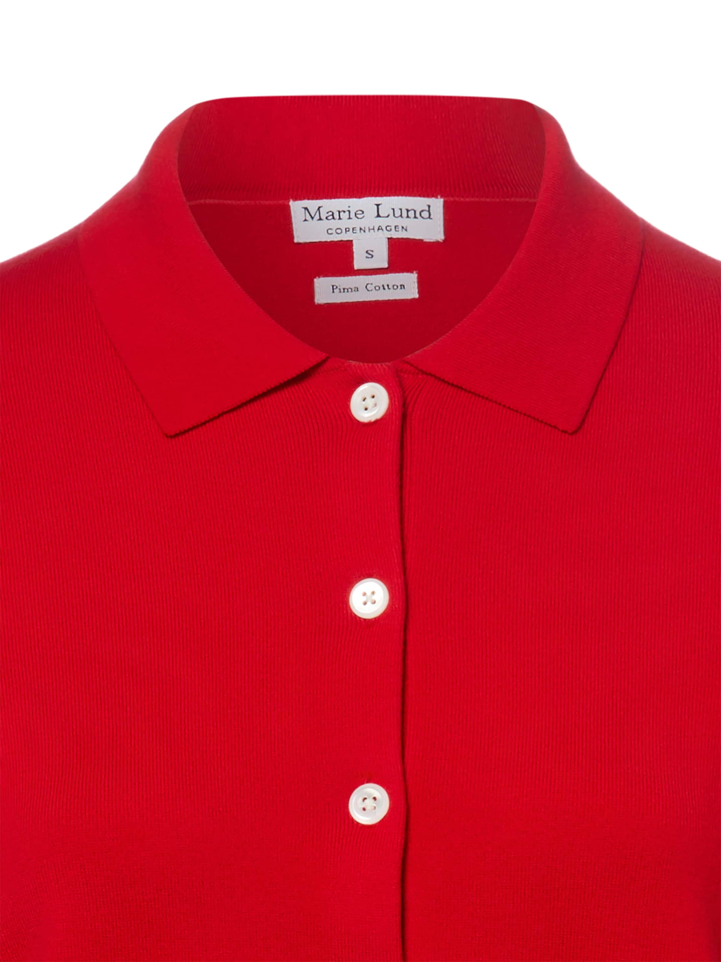Cardigan Marie Lund en rouge