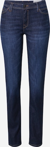 ESPRIT Slimfit Jeans in Blauw: voorkant