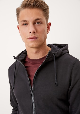 s.Oliver Sweatjacke in Schwarz