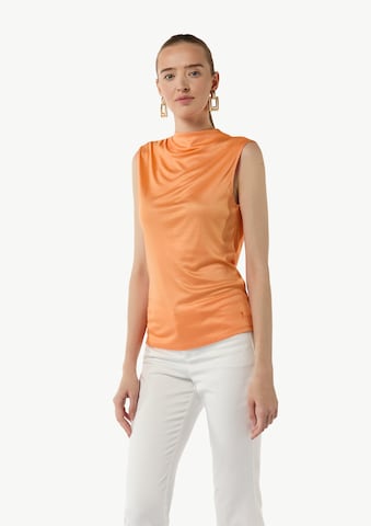 COMMA Bluza | oranžna barva: sprednja stran