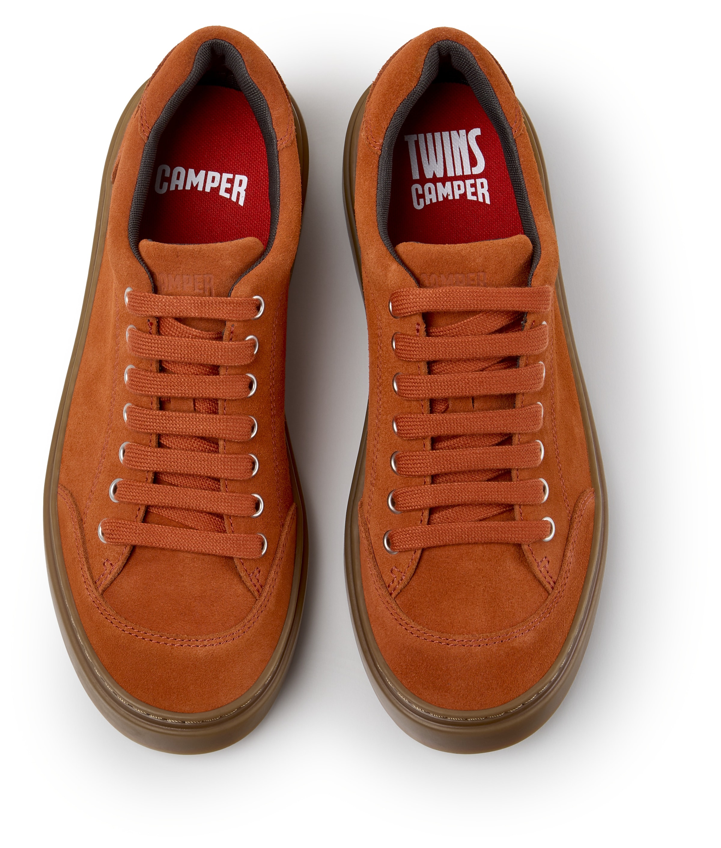 CAMPER - Sapatilhas baixas 'Runner Twentyfive' em vermelho