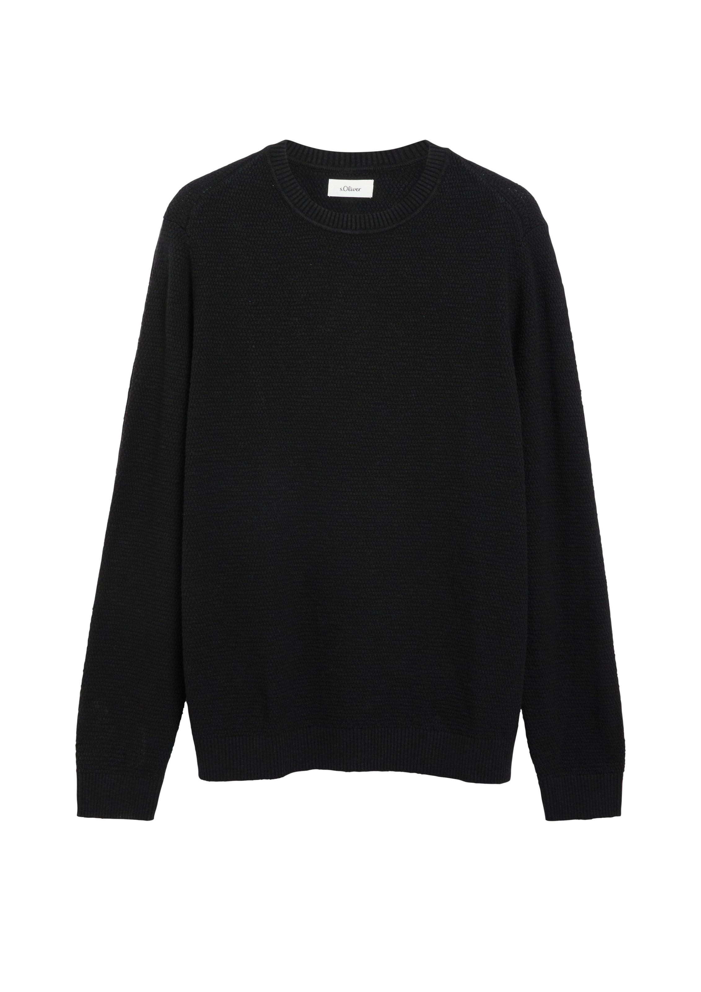 s.Oliver Sweater in Black: front