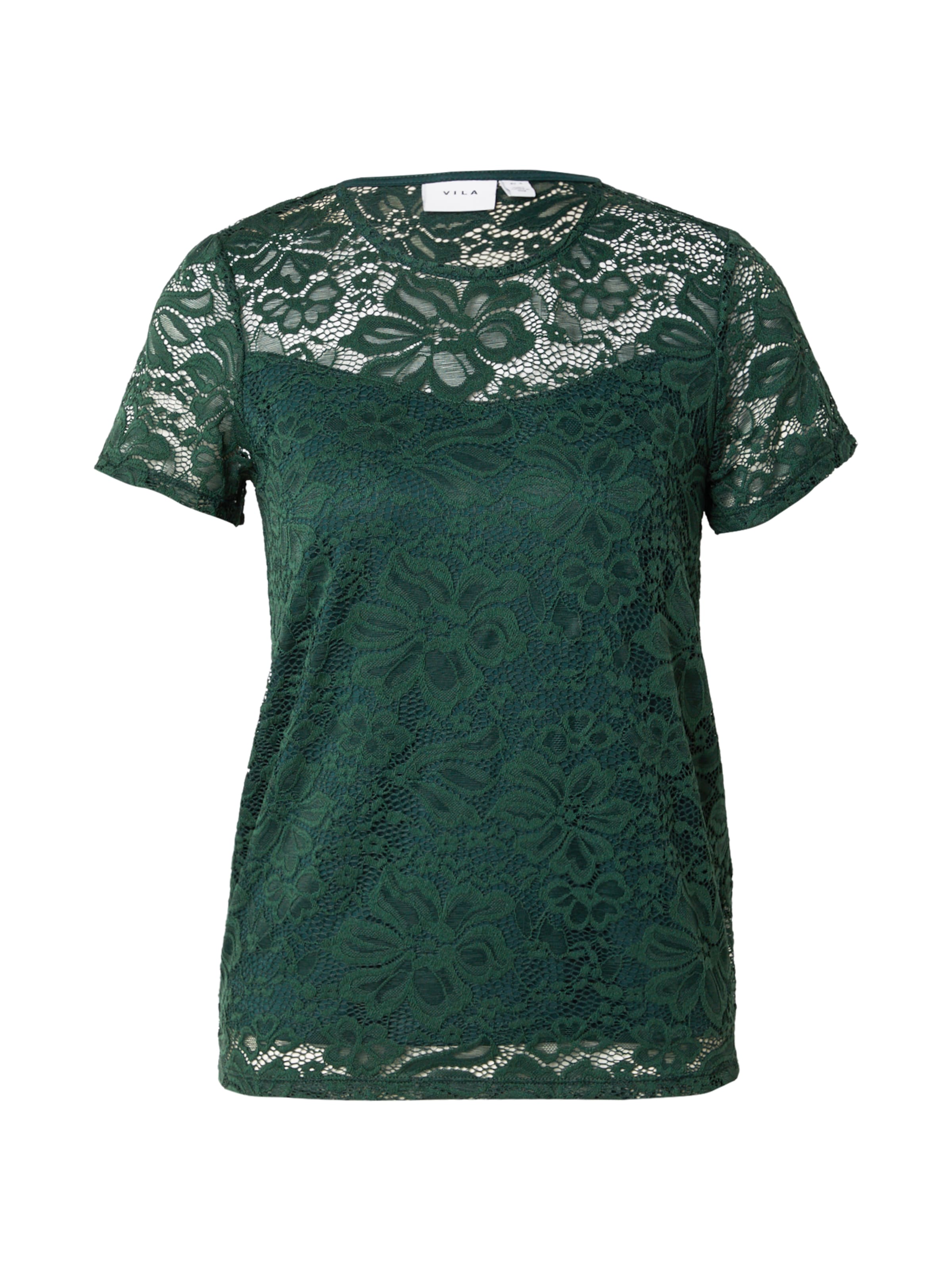 VILA Μπλουζάκι 'VILISA' σε πράσινο: μπροστά