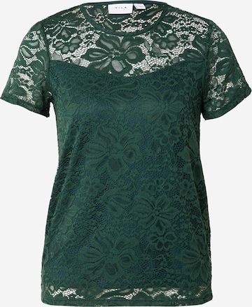 VILA Shirt 'VILISA' in Groen: voorkant