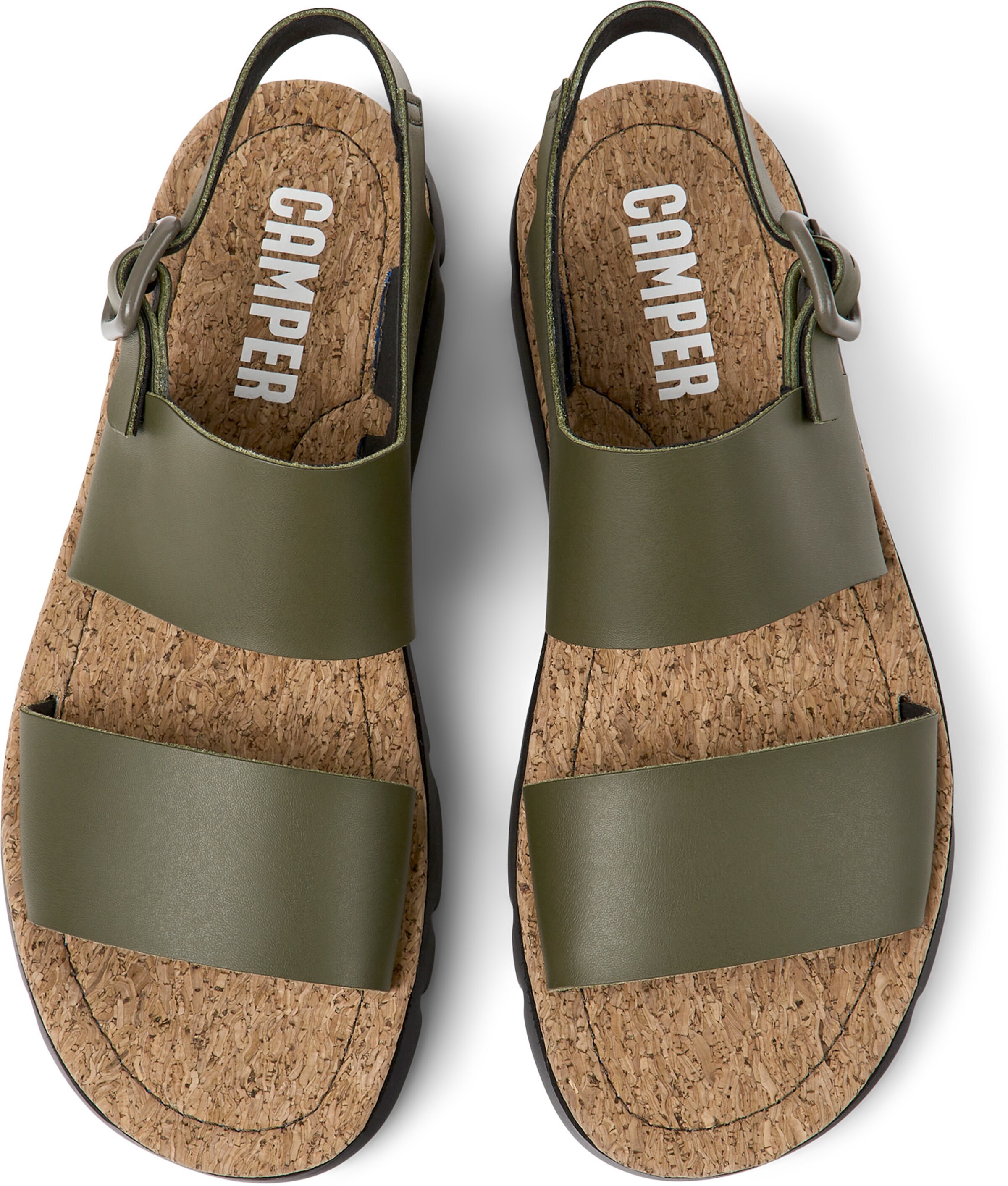 Sandales à lanières 'Oruga' CAMPER en vert