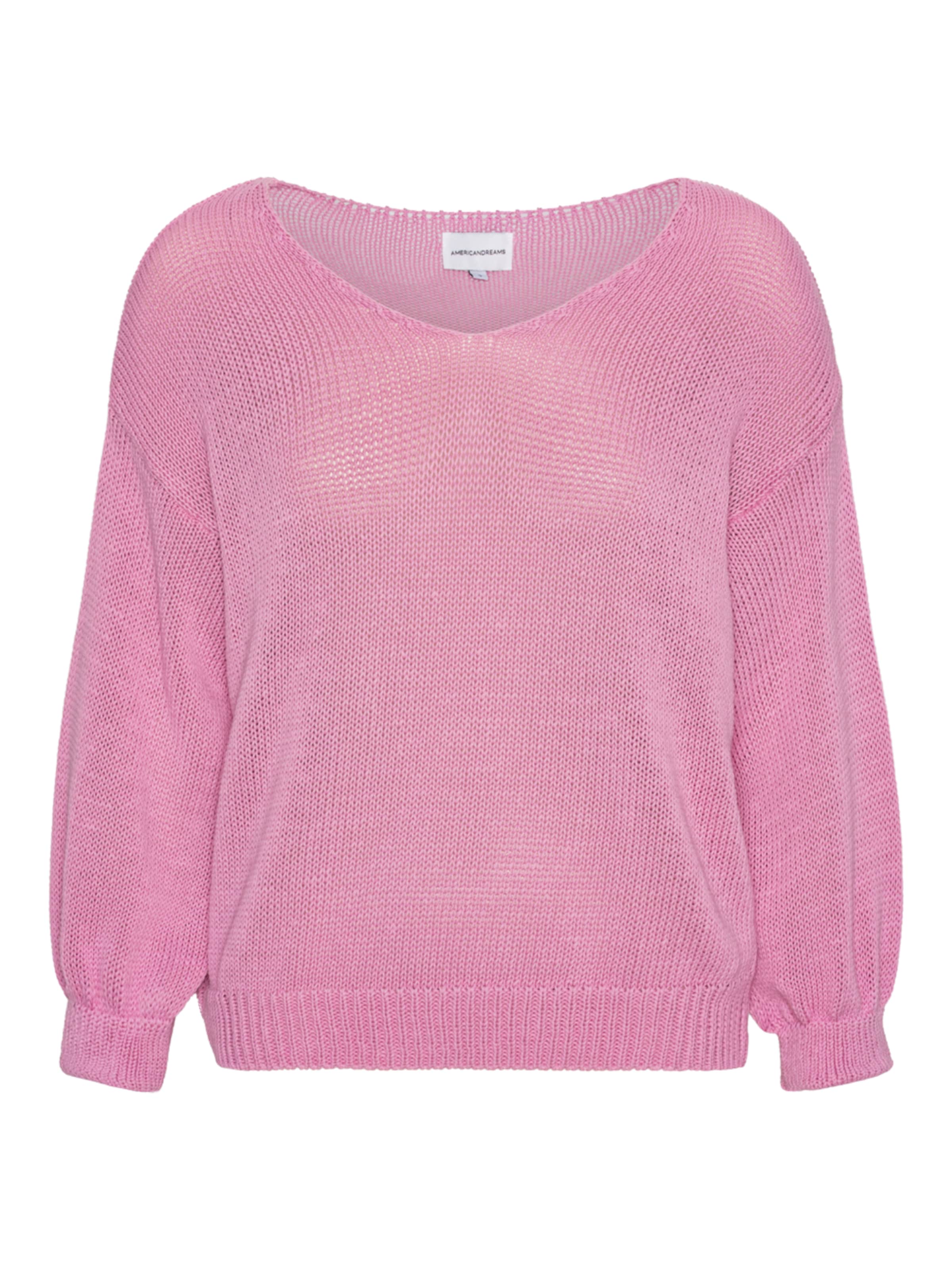 Pull-over oversize 'Milana Cotton' americandreams en violet : devant