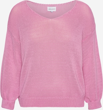 Pull-over oversize 'Milana Cotton' americandreams en violet : devant