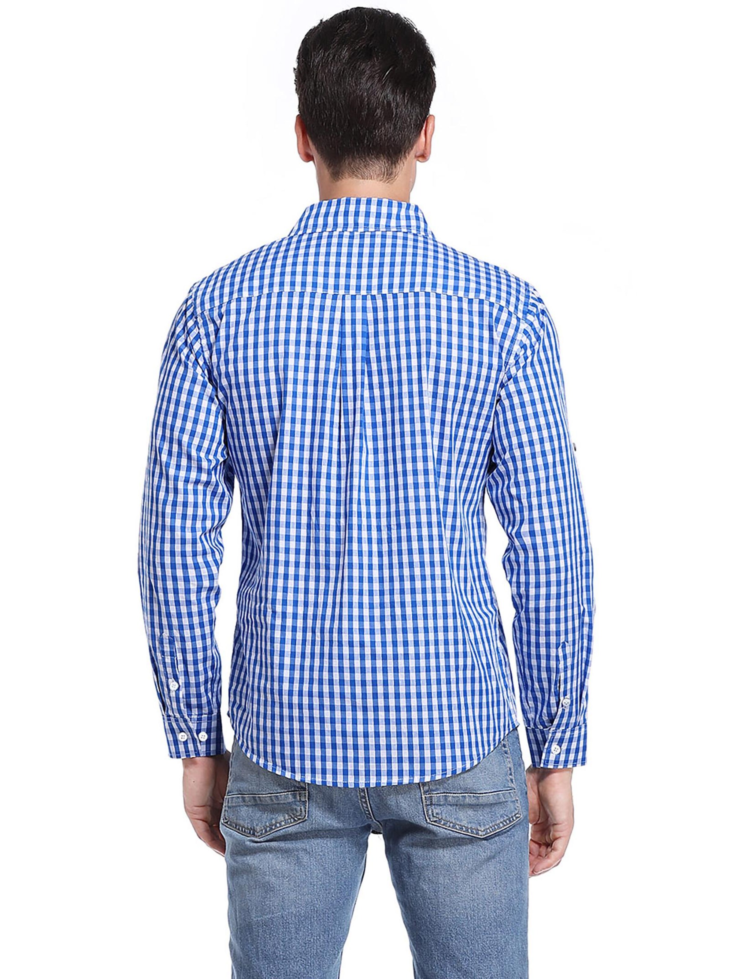Yesfashion Regular Fit Hemd in Blau